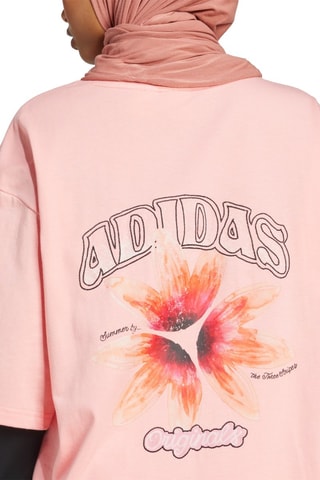 Oversized T-shirt Originals Summer Glow - Poederroze