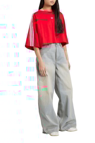 Oversized T-shirt Adilenium Season 3 - Rood en Wit