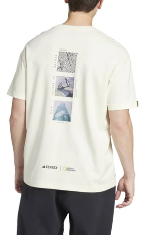 T-shirt National Geographic - Wit