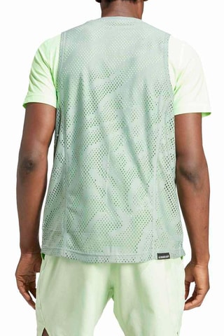 Tennisshirt Layering- Groen en Wit