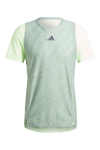Tennisshirt Layering- Groen en Wit