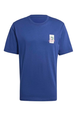 T-shirt MC 3 Oll Badge Tee - Blauw