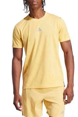 T-shirt HIIT Heat.Rdy- Zachtgeel