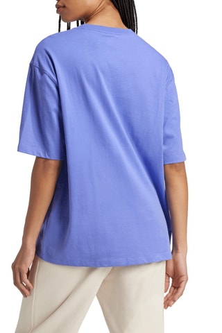 T-shirt essentials boyfriend - Kobaltblauw