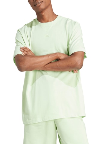 Wijd T-shirt All Szn - Lichtgroen