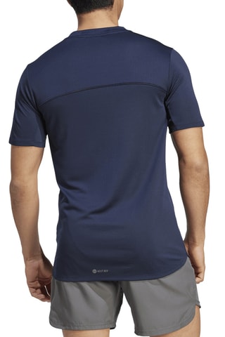 T-shirt slim fit intensity- Marineblauw