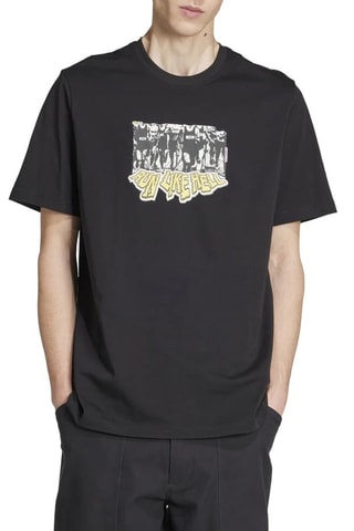 T-shirt Crowd - Zwart