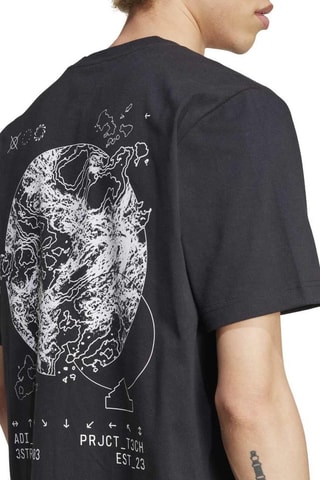 T-shirt City Escape - Zwart