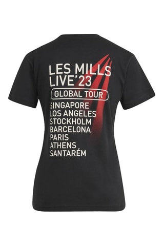T-shirt LesMillsTourTW - Zwart