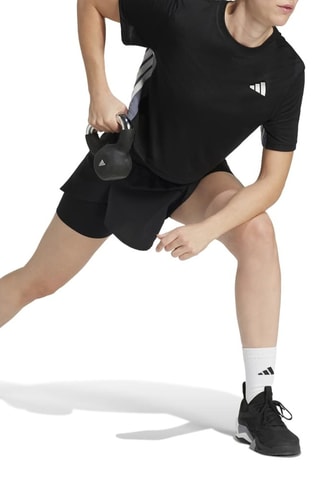 Wijd Trainingsshirt Essentials - Zwart