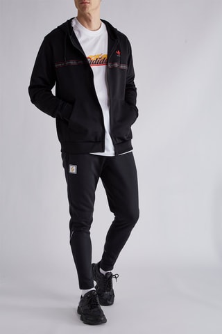 Sweater met Capuchon New York Tape - Zwart