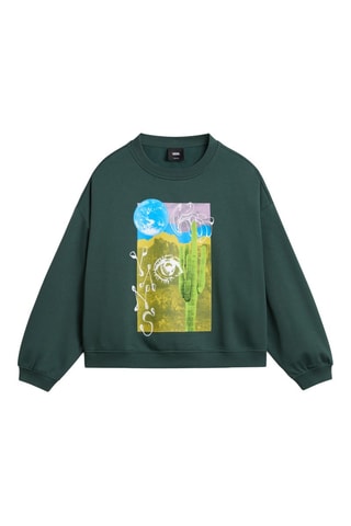Fleece Sweater Phoenix - Groen