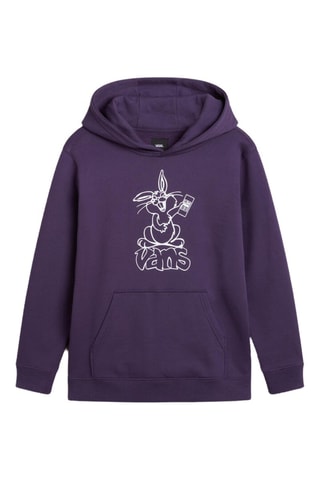 Sweater met Capuchon B Crazy Eddy Front Poche - Paars 