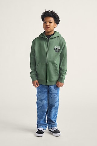 Sweater met Capuchon Metal Wall - Olijfgroen