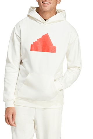 Sweater met Capuchon Badge of Sport Future Icons - Wit 