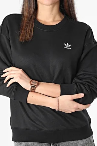 Sweater Trefoil Crew - Zwart