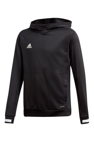 Voetbalsweater met Capuchon Team 19 - Zwart