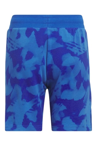 Short Tie and Dye Effect - Blauw