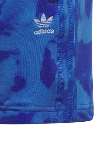 Short Tie and Dye Effect - Blauw