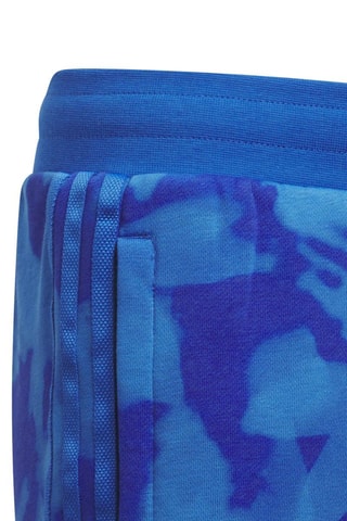 Short Tie and Dye Effect - Blauw