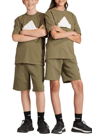 Short Future Icons Logo 8-Inch - Olijfgroen 