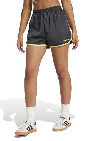 Short Hoge Taille Linear - Zwart