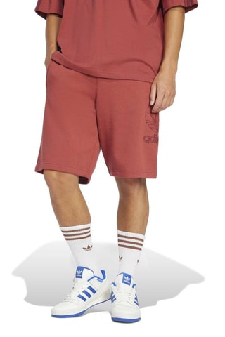 Short Adicolor - Koraalrood