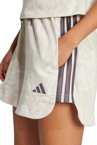 Wijde Short Hoge Taille Essentials - Zeegroen