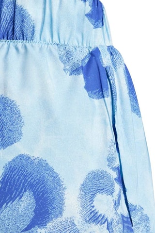 Wijde Short Hoge Taille Aop - Ecru