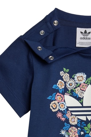 T-shirt en Short Liberty London - Marineblauw