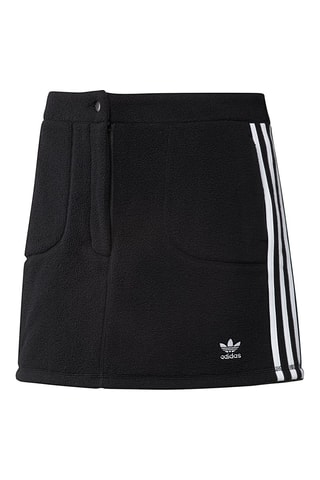 Fleece Minirok Fleece Zwart