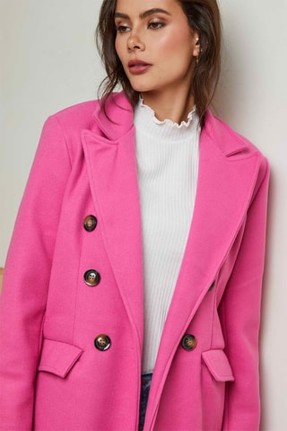 Sobretudo oversize - Rosa