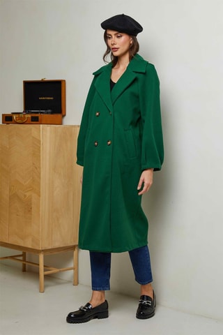 Sobretudo oversize - Verde