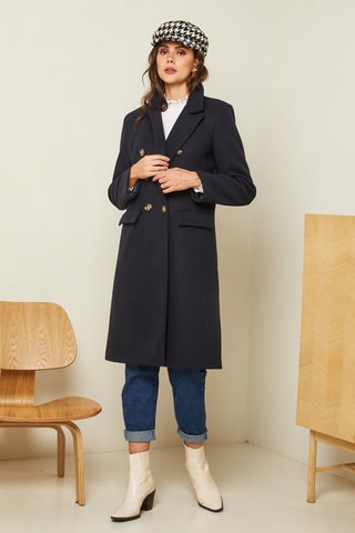 Sobretudo  Azul-marinho