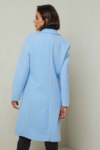 Sobretudo Azul-celeste