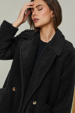 Sobretudo comprido - Preto