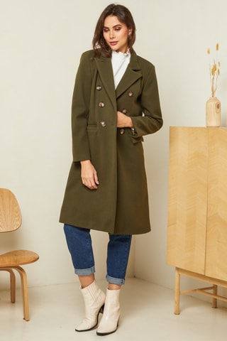 Manteau long - Kaki