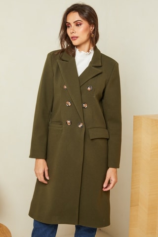Manteau long - Kaki