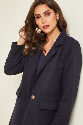 Sobretudo  Azul-marinho