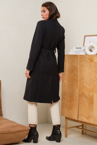 Sobretudo comprido - Preto
