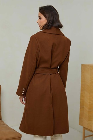 Sobretudo Castanho-escuro