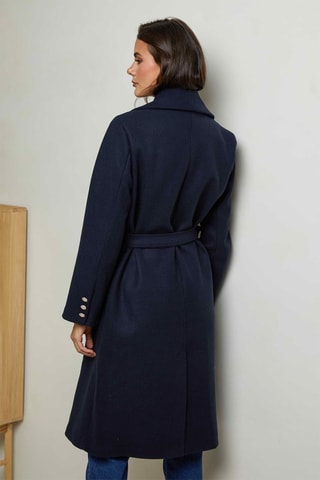 Sobretudo Azul-marinho