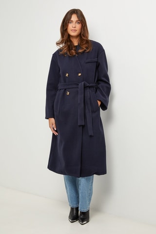 Sobretudo - Azul-marinho