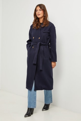 Sobretudo - Azul-marinho