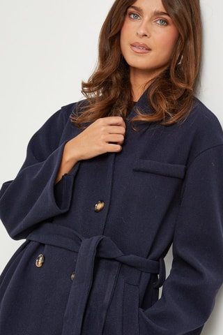 Sobretudo - Azul-marinho