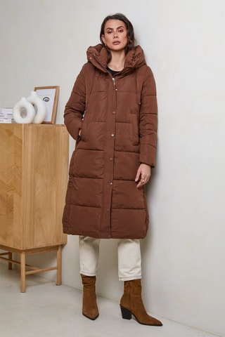 Blusão com capuz - Camel