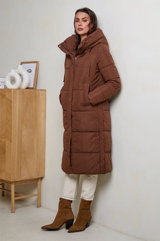 Blusão com capuz - Camel