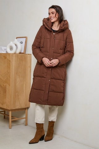 Blusão com capuz - Camel