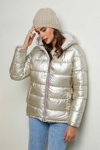 Blusão reversível Bege