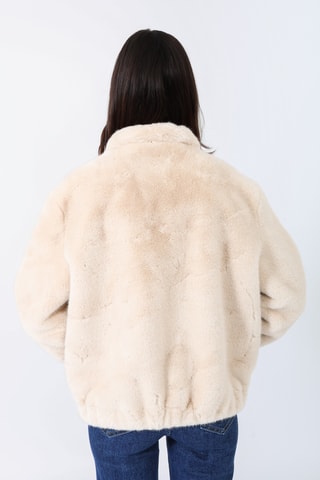 Casaco direito - Bege